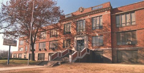 Adamson High School in Oak Cliff. Built in 1915