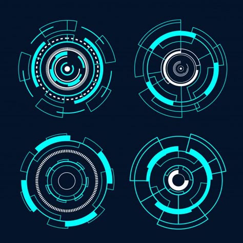 Premium Vector | Circle futuristic interface technology hud vector design. Circle Graphic Design, Futuristic Interface, Technology Design Graphic, Technology Museum, Cyberpunk Design, Vector Technology, Simple Background Images, Ui Design Inspiration, Technology Design