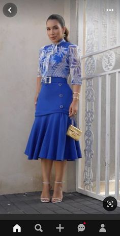 https://uk.pinterest.com/pin/67342956922092918/ Billie Bossa Nova, Classy Bodycon Dress, Cordon Blue, Fancy Short Dresses, Classy Skirts, Skirt Inspiration, Casual Work Dresses, Corporate Dress, Trendy Outfit Ideas