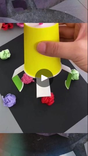 Paper Cup Claw Machine, Claw Machine Diy, Diy Claw Machine, Paper Claws, Club Activities, Claw Machine, Romantic Candles, Kids Projects, Cub Scouts