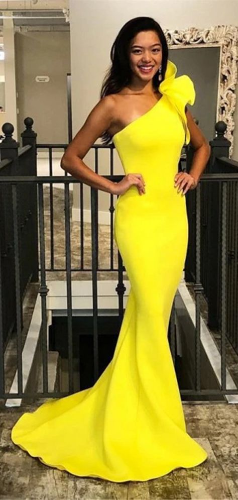 Yellow long frocks