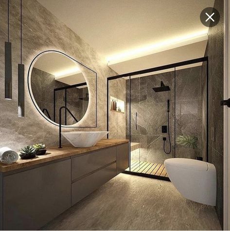 Minimalist Walk In Shower Ideas, Bathroom Japanese, Bathroom Zen, Bathroom Dream, Bathroom Japandi, Bathroom Minimalist, Bathroom Dark, Japandi Bathroom, Zen House