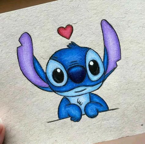 Kresby Disney Cute, Stitch Disney Drawing Easy, Stitch Easy Drawing, Easy Stitch Drawing, Stitch Drawing Sketches, Drawing Ideas Stitch, Easy Posca Art, Stitch Drawing Easy, Drawing Ideas Sketching