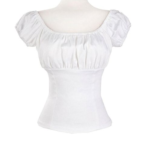 Amashz White Women Rockabilly Pinup Peasant Top Off Shoulder Sexy Shirt (M) White Cute Shirt, White T Shirt Outfits Women, Cute White Tops Blouses, Shoulder Off Top, White Under Shirt, White Vintage Shirt, 60s Pinup, White Tops For Women, Off The Shoulder T Shirt