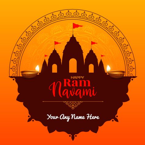 Happy Ram Navami Wishes With Name Photo Making Free Create Online Application Tools Editable Customize Text Writing Easily. 2023 God Shree Ram Navami Hindu Festival Celebration Images With Your Personal Name Printable Wishes WhatsApp Status Sending Design Template Download. Latest Best New Collection Shree Ram Navami Wish You Pictures Share Special Friends And Family Member. Happy Hanuman Jayanti Wishes, Ram Navami Images, Happy Hanuman Jayanti, Ram Navmi, Worship Backgrounds, Happy Ram Navami, Divine Blessings, Ram Navami, Lord Rama