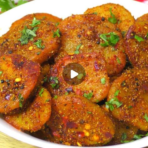 Cook with Parul (ChefParulGupta) on Instagram: "Masala Aloo Katli Fry Ingredients Potatoes - 5  Cooking oil - 3 tbsp Mustard seeds - 1 tsp Asafoetida - 1/4 tsp Coriander seeds - 2 tbsp Cumin seeds - 1 tsp Saunf - 1 tsp Pepper corns - 1/2 tsp Red chillies - 2 Kasuri methi - 1/2 tsp Turmeric powder - 1/4 tsp Ginger garlic paste - 1 tsp Salt as per taste Red chilli powder - 1/2 tsp Dry mango powder - 1/2 tsp #cookwithparul #aloomasala #aloofry #indianfood #instant #potatofry #alookatlifry #AlooKatli #dryaloomasala #spicyaloo #spicypotato #cooking#alookisabji#aloo#potatocurry#yummy #quickandeasyrecipe #aloorecipe#frenchfries  For Business Enquiry- parul@cookwithparul.com #cookwithparul  https://cookwithparul.com/ #CookWithParulCookWithPride" Aloo Fry Recipes, Alu Fry, Aloo Fry, Masala Aloo, Mango Powder, Kasuri Methi, Masala Fries, Veg Recipe, Aloo Recipes