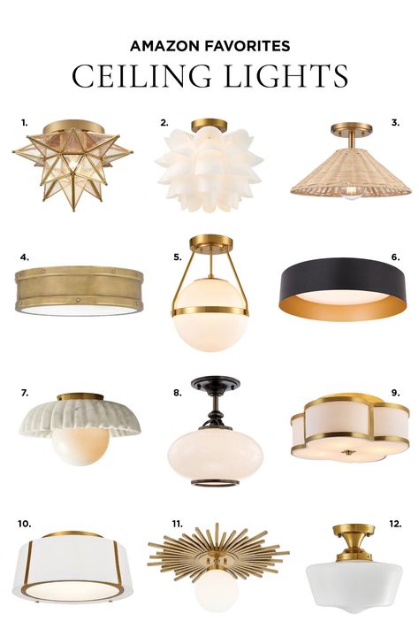 Affordable modern ceiling lights, and semi flush mount lighting on Amazon. Ceiling Lights On Stairs, Polished Nickel Ceiling Light, Small Ceiling Light Fixtures, Vintage Hallway Lighting, Lights For Entryway, Large Flush Mount Ceiling Lights Living Room, Ceiling Mounted Light Fixtures, Neutral Flush Mount Light, Office Ceiling Lighting Ideas