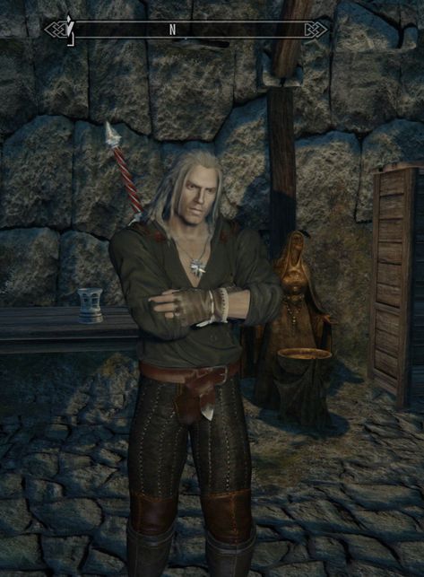 Geralt of Riverwood, Henry Cavill Geralt Brynolf Skyrim, Riverwood Skyrim, Vilkas Skyrim, Henry Cavill Geralt, Henry Cavill, Skyrim, Memes