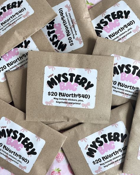 a shrouded mystery❓🎀 THIS NEW IN: mystery bags will be up for grabs at our upcoming NAO pop-up! they consist of up to $40 worth of stickers, pins, keychains, prints and more 💘 we’ll also be including some discontinued items as well as unreleased stickers, just for half the price 🤩 swing by if you’re around the area! ☁️ what else would you like to see inside? #taylorswift #taylorsversion #taylornation #thetorturedpoetsdepartment #ttpd #mysterybag #theerastour #tstheerastour Fan, Stationery, Mystery Bags, Mystery Bag, Popular Culture, Keychains, Instagram A, Pop Up, Pins