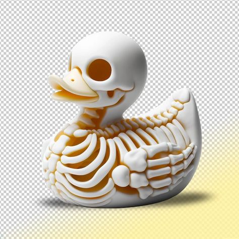 PSD psd white rubber duck skeleton on a ... | Premium Psd #Freepik #psd #duck #bathroom #toy #bath Rubber Duck Skeleton, Duck Skeleton Drawing, Rubber Duck Design Ideas, Cool Rubber Ducks, Halloween Rubber Duck, Funny Rubber Ducks, Rubber Duck Aesthetic, Rubber Duck Art, Duck Skeleton