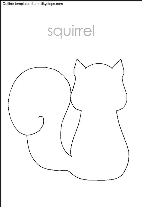 Squirrel Outline, Hibernation Crafts, Animals That Hibernate, Outline Template, Squirrel Art, Animal Templates, Nocturnal Animals, Very Busy, Business Blog