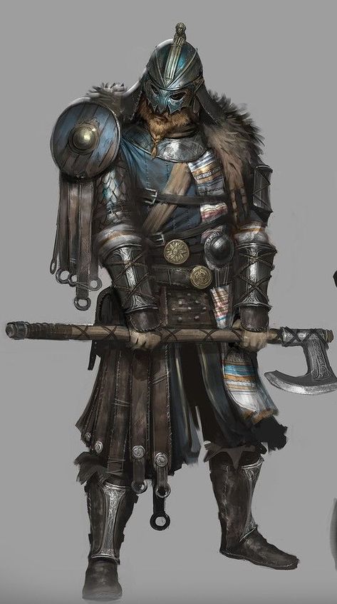 Heavy Infantry, Viking Character, Heavy Armor, Armor Drawing, Viking Armor, Pathfinder Character, Knight Art, Viking Art, Dungeons And Dragons Characters