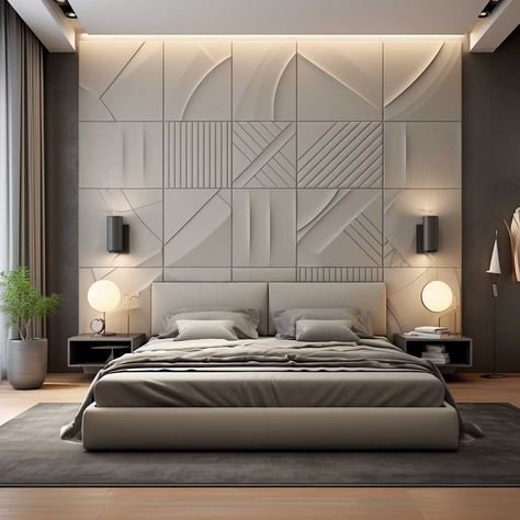 Bed Headboard Design, Bedroom Interior Design Luxury, Wall Panel Design, Modern Luxury Bedroom, Bedroom Wall Designs, Luxury Bedroom Design, Bed Design Modern, Ceiling Design Bedroom, Design Salon