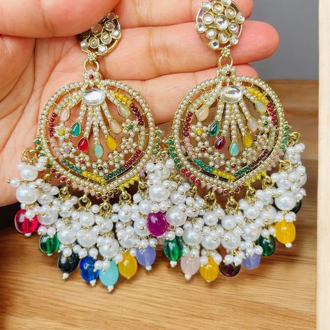 Our Top Multicoloured Beauties 😍 Follow @jewels_by_saanvi Free shipping above Rs 1000/- Free gift 🎁 on every order DM/Inbox for order : +91 84518 07990 #necklace #pearl #choker #jwellery #jwellary #jwellarylove #kundanearring #earrings #necklaces #trending #trendingreels #reels #reelitfeelit #reelkarofeelkaro #trendy #smallbusiness #smallbusinesssupport Kundan Earrings, Necklace Pearl, Pearl Choker, Free Gift, Free Gifts, Choker, Necklaces, Free Shipping, Gifts