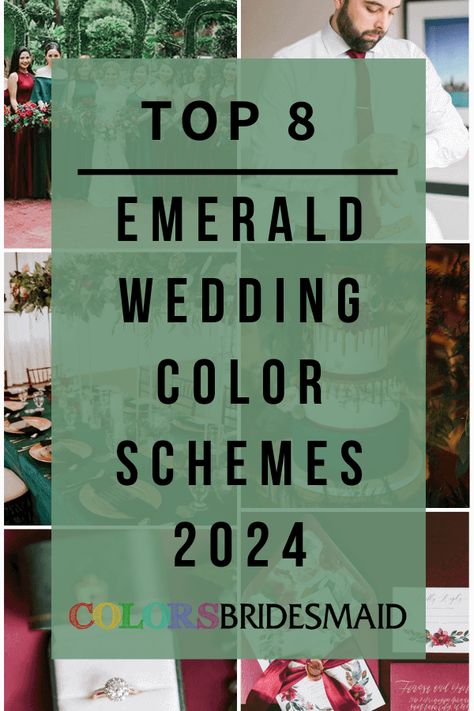 Emerald Green and Gold for Emerald Wedding Color Schemes 2024, Emerald Green Bridesmaid Dresses Gold Wedding Ring - ColorsBridesmaid Complementary Colors For Emerald Green, Wedding Color Green Emerald, Emerald Green Wedding Palette Fall, Wedding With Emerald Green Color Schemes, Color Palette For Emerald Green, Emerald Green And Gold Color Schemes, Hunter Green Vs Emerald Green, What Color Suit Goes With Green Dress, Emerald Green Blue And Gold Wedding