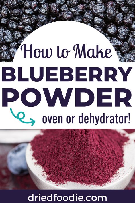 Fruit Powder Uses, Diy Fruit Powder, Vegetable Powder Recipes, Blueberry Powder Recipes, How To Make Fruit Powder, Fruit Powder Recipes, Vegetable Powders, Smoothies Yogurt, Best Food Dehydrator