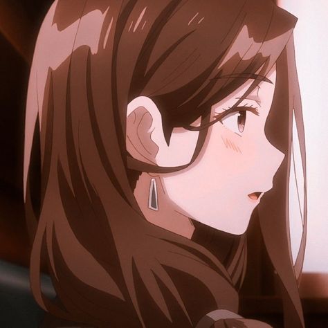 Kanao Cute Aesthetic Pfp, Anime Brown Hair, Anime Pp, Hair Cute, Aesthetic Pfp, Anime Pfps, Cute Aesthetic, Anime Aesthetic, Anime Pfp