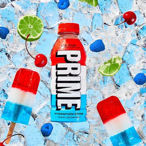 Prime Hydration Drink Sports Beverage "ICE POP," Naturally Flavored, 10% Coconut Water, 250mg BCAAs, B Vitamins, Antioxidants, 834mg Electrolytes, Only 20 Calories per 16.9 Fl Oz Bottle (Pack of 12) #ad Prime Hydration Drink, Drawing Pictures For Kids, Prime Hydration, Workout Drinks, Hydration Drink, Sports Drinks, Natural Hydration, Kids Toys For Boys, Hydrating Drinks