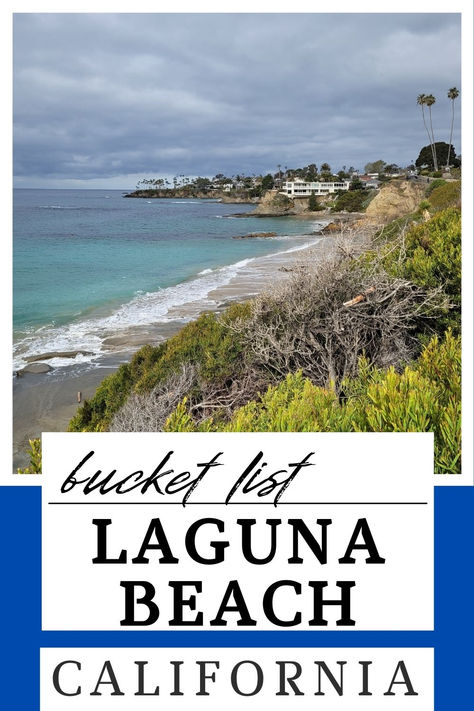 Known as the "Jewel of Orange County," Laguna Beach, California is a short drive from Los Angeles and boasts some of the most spectacular views in Southern California. With miles of sparkling coastline, it's no wonder that Laguna Beach tops many people's list of favorite vacation spots in California! If you are planning a trip and wondering how to spend your time, we have a great list of things to do in Laguna Beach. Laguna Beach Things To Do, Crescent Bay Laguna Beach, Things To Do In Laguna Beach California, Trips In Europe, Redondo Beach California, Southern California Beaches, California Beaches, Beautiful California, Huntington Beach California