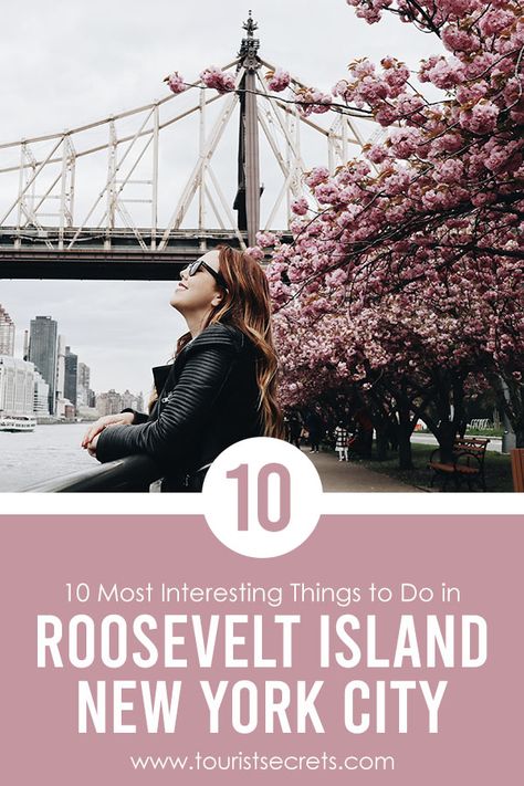 Once home to an asylum, Roosevelt Island is now one of New York City’s best-hidden gems. This narrow island sitting between Manhattan and Queens is a great side trip when visiting The Big Apple. It offers a quick break from the busyness of New York without actually leaving the city. Whether you want a day trip or enjoy a night or two in this island, the option is yours. Either way, Roosevelt Island is brimming with interesting things to do that make it worth the visit. Roosevelt Island Nyc, Narrow Island, Interesting Things To Do, Nyc Photoshoot, New York City Vacation, Roosevelt Island, East Coast Travel, Warm Springs, City Vacation