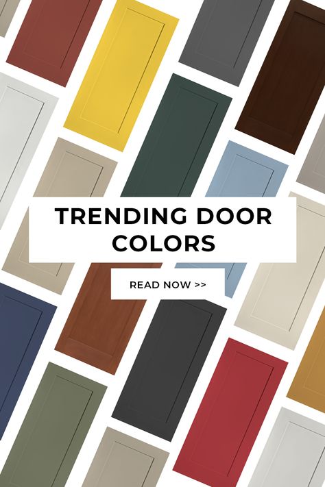 A little paint color on your front door can go a long way! Check out the 8 best front door colors to add to your home's exterior. Front Door Colors Terra Cotta, Brown Doors Exterior Entrance, Front Door Colors With Dark Brown House, Best Front Door Colors For Brick House, 2024 Front Door Trends, Front Door Colors With Brown House, Popular Front Door Colors, Brown Front Door, Cabin Front Door