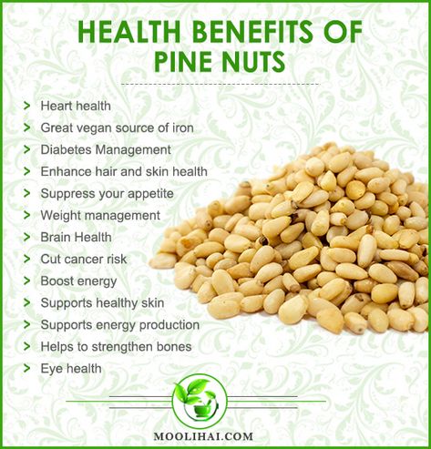 Pine Nuts Benefits, Nuts Health Benefits, Vegan Iron Sources, Nut Benefits, Healthy Food Chart, Vitamin Rich Foods, Seeds Benefits, Healthy Nuts, Nut Recipes