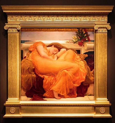 Frederick Leighton, Frederic Leighton, Flaming June, Pre Raphaelite Art, Victorian Paintings, Pre Raphaelite, Victorian Art, British Art, Ethereal Art