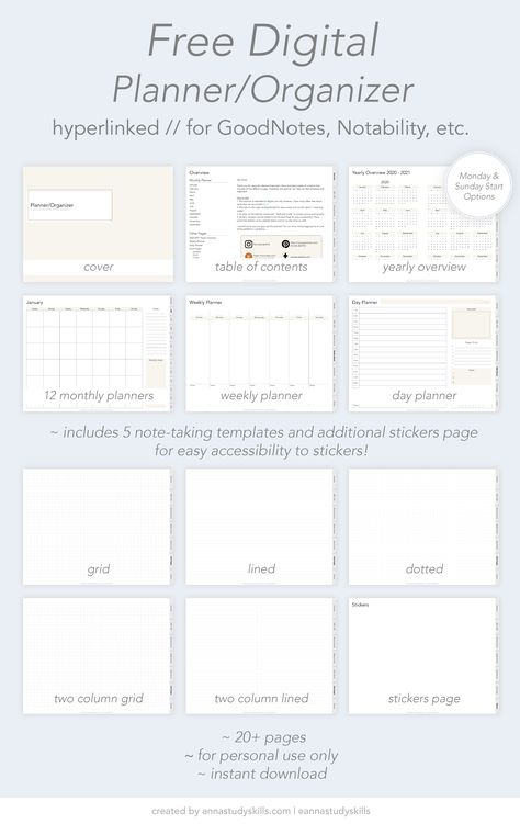 ♡ tag me! @annastudyskills​ | #annastudyskills 

#studywithme #digital #goodnotes #goodnotes5 #notability #ipadpro #studyabroad #studystudystudy #studyaccount #study📚 #freedigital #planner Goodnote Planner Template Free, Free Digital Planner Goodnotes 2023-2024, Goodnotes Daily Planner Template Free, Goodnotes 5 Templates Free, Grimm Book, Digital Planner Notability, Notability Template, Ipad Organization, Study Planner Free
