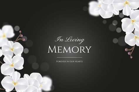 Free vector obituary background design | Free Vector #Freepik #freevector #funeral-template #black-template #funeral #black-wallpaper Obituary Background, Black Template, Bucket Hat Pattern, Template Black, Floral Background, Black Wallpaper, Hat Pattern, Background Design, Black Backgrounds