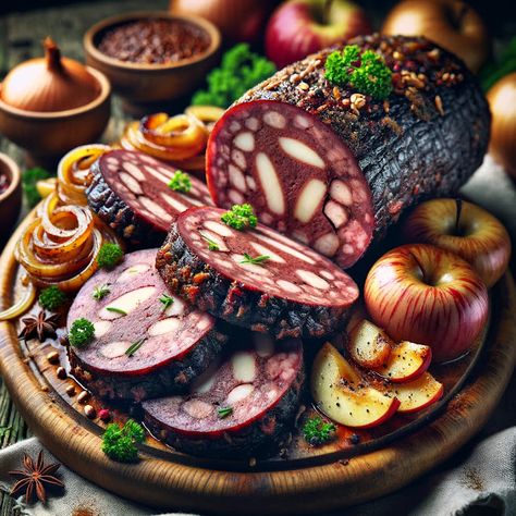 Cooking up Joy - Made with love: Savory Kaszanka: Polish Blood Sausage Delicacy Chef Knowledge, Polish Breakfast, Blood Sausage, Paige Halliwell, Sausage Recipe, European Recipes, Food Artwork, European Cuisine, Delicacy Food