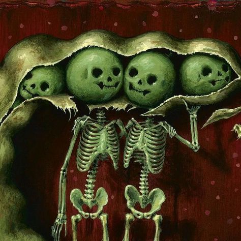 Jason Limon on Instagram: "Peas In A Pod, 10x10 #skeleton #art #painting #peas #inthemoment" 3 Peas In A Pod Tattoo, Skeleton Art Painting, Peas In A Pod Tattoo, Jason Limon, Two Peas In A Pod, Peas In A Pod, Walk In My Shoes, Skeleton Art, Pea Pods