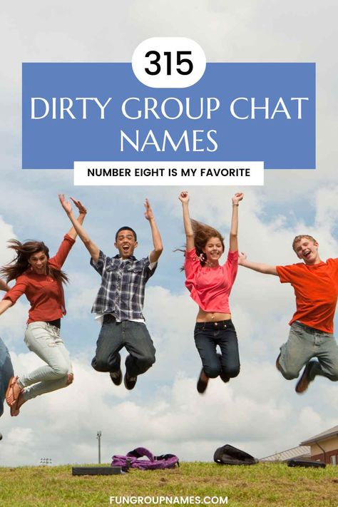 Explore 315+ inappropriate group chat names. Cheeky, risqué, and downright bold—find the perfect fit for your daring group! Groupchat Names For 3 People Funny, Cursed Group Chat Names, Roommate Groupchat Names, Groupchat Names For 3 People, Mexican Group Chat Names, Funny Gc Names For 3, Dark Group Chat Names, 4 Person Group Chat Names, 4 People Group Chat Names