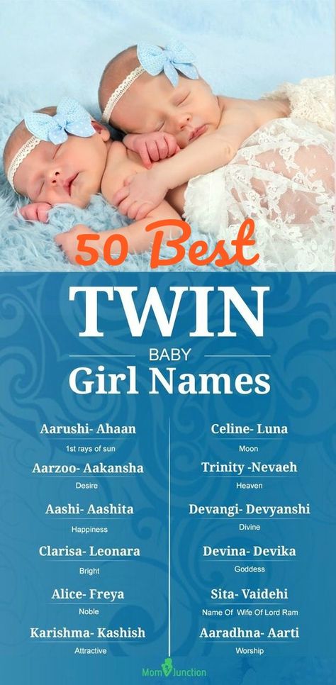 50 Best #Twin #Baby #Girl #Names With Meanings : The nine months preceding the arrival of your double bonanza (twin girls) are full of festivities and blessings. Many important tasks will now have to be accomplished- the most important one being the name selection for your twins. Double Names, Twin Girl Names Unique, Matching Twin Names, Twin Girl, Baby Names Twins, Twin Names Boy And Girl, Twin Names Ideas, Twin Girl Names List, Twin Baby Girl Names