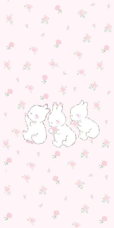 Bunny Coquette Wallpaper, Pink Bunny Background, Rabbit Cute Wallpaper, Bunny Pink Wallpaper, Kawaii Wallpaper Ipad, Bunny Aesthetic Wallpaper, Pink Rabbit Wallpaper, Pink Bunny Wallpaper, Kawaii Wallpaper Iphone