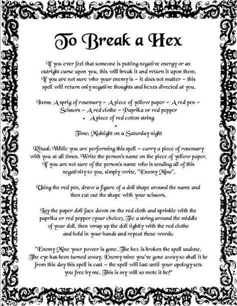 Curse Spells, Banishing Spell, Witchcraft Spells For Beginners, Good Luck Spells, Spells For Beginners, Bad Spirits, Luck Spells, Witch Spirituality, Magic Spell Book