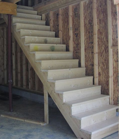 How to Build Stairs Build Stairs, Garage Stairs, Porch Stairs, Small Bedroom Remodel, Building Stairs, Stairs Storage, Escalier Design, Attic Stairs, Wooden Steps