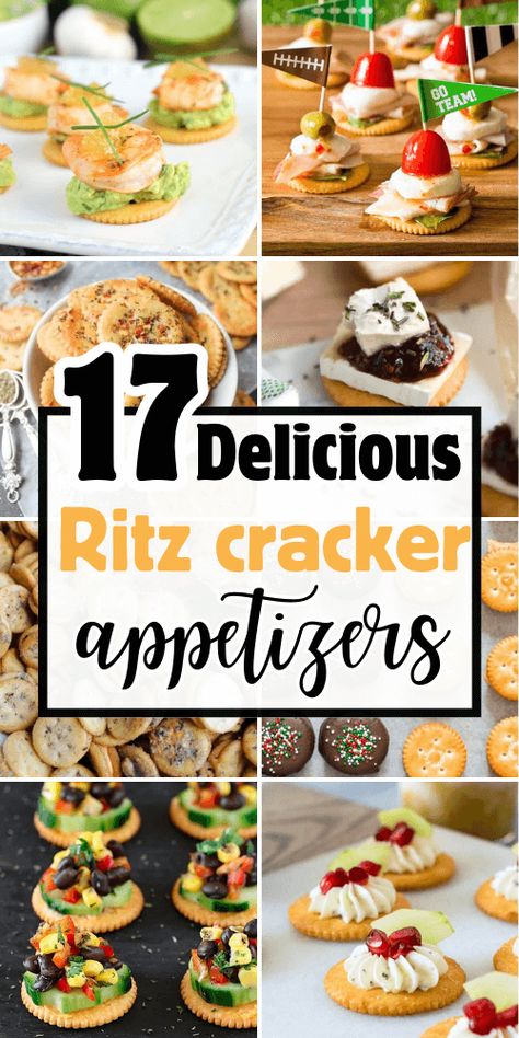 Ritz Cracker Appetizers, Cracker Appetizers, Artichoke Appetizer, Crackers Appetizers, Ritz Cracker, Sandwich Board, Ritz Crackers, Reduce Food Waste, Winter Warmers