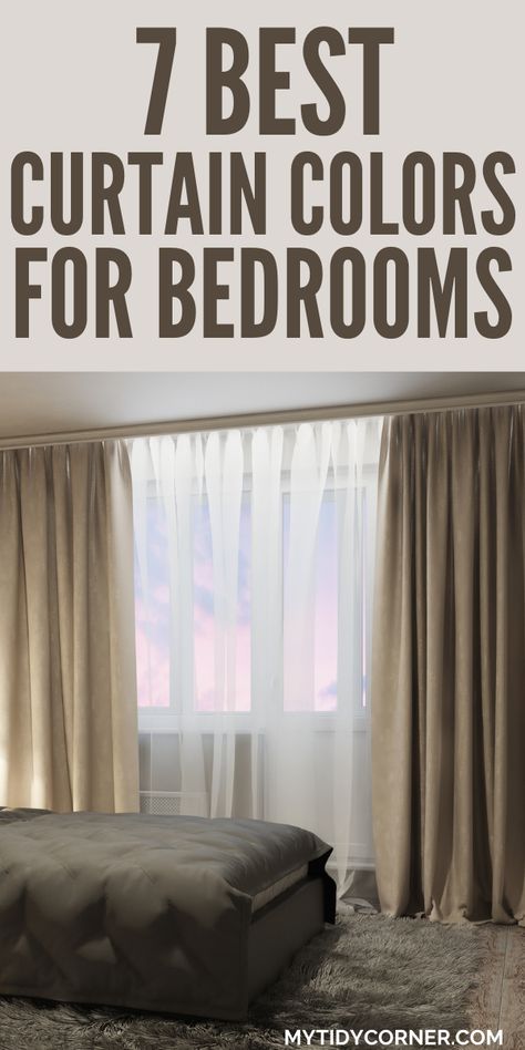 Looking for the best curtain colors for a bedroom. Here are the best bedroom curtain colors you can select from, plus tips on how to choose the perfect curtain colors for your bedroom. You will find these bedroom curtain color ideas very helpful. Curtain Color Ideas, Grey Curtains Bedroom, Velvet Curtains Bedroom, Curtain Ideas For Living Room, Living Room Curtain Ideas, Room Curtain Ideas, Curtain Colors, Curtains Behind Bed, Curtain Designs For Bedroom