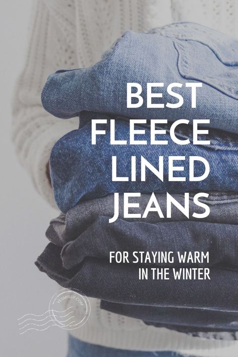 Best fleece lined jeans for winter - under $50 from Amazon