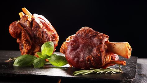 Smoked Pork Hocks Recipe, Ham Hock Recipes, Ham Shank, Ham Hocks, Pork Hock, Beef Shank, Ham Hock, Smoked Cooking, Smoked Ham