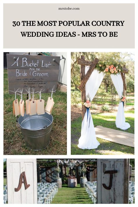 Among all the wedding themes, country weddings must be the coziest one. It’s simple, chic, cozy and down to earth. If you are planning a country wedding and haven’t got a clue, you’ve come to the right place. We will help you to make things easier. We’ve picked the most charming ideas for country wedding […] Western Themed Wedding Decorations, Simple Summer Wedding Ideas, Rodeo Wedding Ideas, Country Wedding Ideas On A Budget, Small Country Wedding Ideas, Wedding Themes Country, Simple Western Wedding, Cowboy Theme Wedding, Small Country Wedding