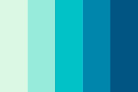 Underwater Scene Color Palette Deep Ocean Color Palette, Scene Color Palette, Underwater Scene, Kitchen Colour Schemes, Ocean Colors, Painting Inspo, Blue Colour Palette, Flat Style, Colour Schemes