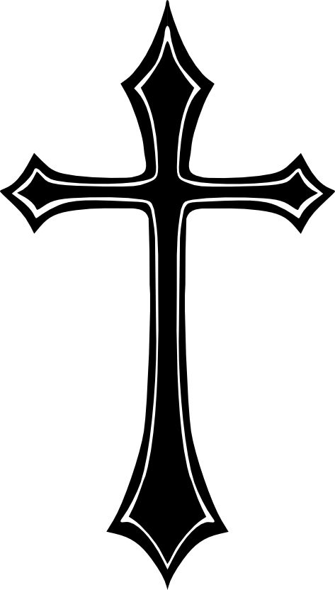 White Tattoo Cross, Tattoo Transparent, Gotik Tattoo, Tattoo Png, Cross Background, Tattoo Son, Cross Drawing, Cross Pictures, Cross Tattoo For Men