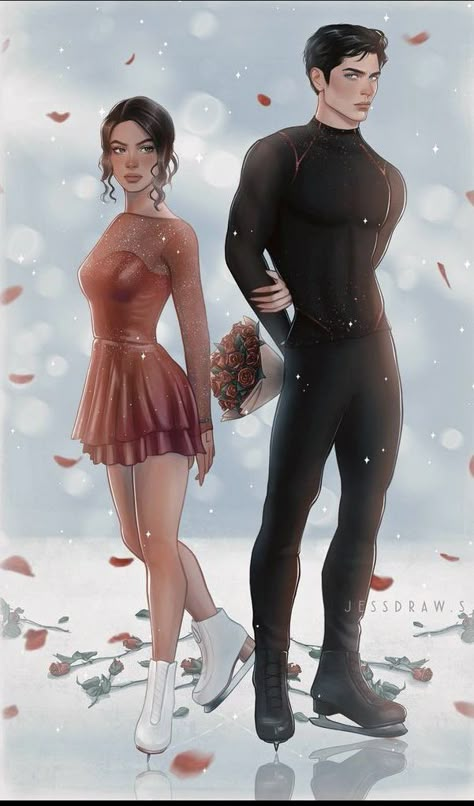 Book Fan Art Romance, With Love From Lukov, From Lukov With Love Fanart, From Lukov With Love Aesthetic, Romantic Fanart, Ivan And Jasmine, Book Characters Fanart, Romance Fanart, Ivan Lukov