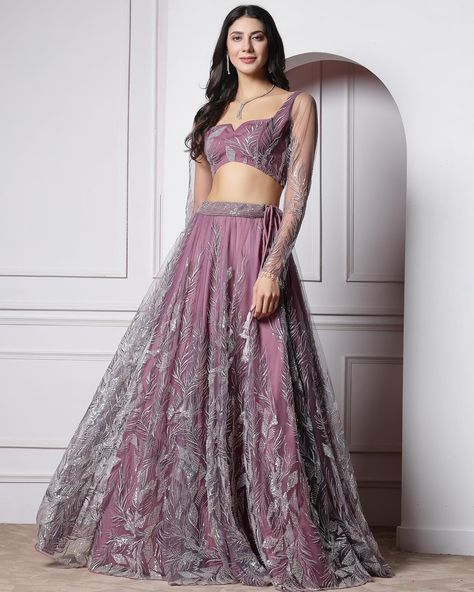 Dazzle like never before in our exquisite lehenga! 💫 Details: Mauve embellished net lehenga with net blouse and net dupatta Shop this amazing look from @rabt_couture All sorts of customisation available 💌 DM us to know more information #newarrival #ethnic #lehengalove #lehenga #fashion #Style #designercollection #designerwear #trousseucollection #explorepage #exploremore #bridaloutfits #partywear #trending #luxuryclothing #stylish #rabtcouture #mauve #ootdfashion Mauve Lehenga, Net Blouse, Net Blouses, Net Lehenga, Net Dupatta, Bridal Outfits, Designer Wear, Ootd Fashion, Designer Collection