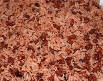 Belizean Rice And Beans Recipe, Chicken Rice Beans, Belize Recipes, Rice With Beans, Belize Food, Caribbean Chicken, The Best Rice, Stew Chicken, Rice And Beans Recipe