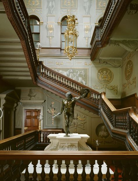 Look inside Houghton Hall, Rose Hanbury and David Cholmondeley's Norfolk estate down the road from Prince William and Kate Middleton Queen Elizabeth Ii Wedding, Rose Hanbury, Andrew Moore, Gilded Furniture, Anmer Hall, Houghton Hall, Estate Garden, Hall Interior, English Country House