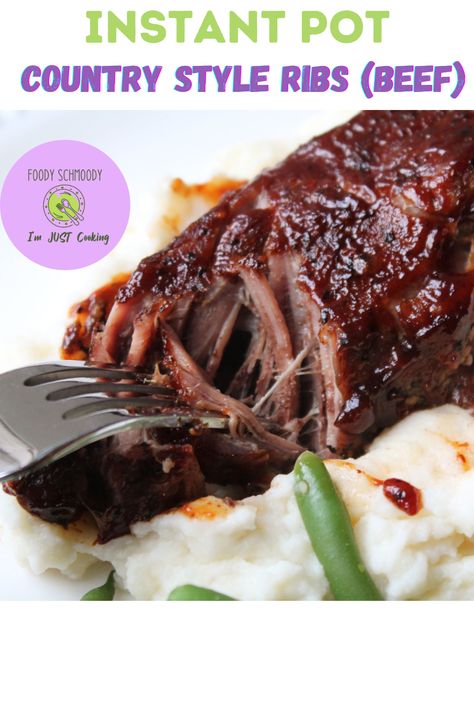 Instapot Beef Ribs Recipe, Beef Country Style Ribs Instant Pot, Beef Boneless Country Style Ribs, Beef Chuck Country Style Ribs Boneless Instant Pot, Beef Shoulder Boneless Ribs Instant Pot, Beef Boneless Chuck Country Style Ribs, Country Beef Ribs Boneless, Beef Chuck Country Style Ribs, Instant Pot Beef Ribs Boneless