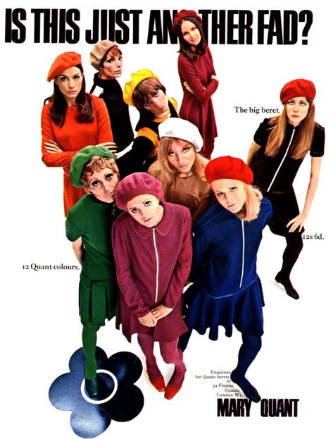 Mary Quant Fashion, 60s Mod Fashion, 60s Vintage Fashion, Girl Swinging, Swinging 60s, Mary Quant, 60s And 70s Fashion, Mod Girl, Chelsea Girls