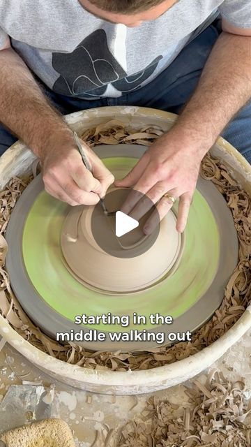 Isaih Porter on Instagram: "Trying to make it as smooth as pasta-bowl. Want more trimming talk? Consider signing up for my trimming workshop hosted by @sipor.ceramics — all the info is on her site at:
www.siporceramics.com/virtual-classes/p/trimming-with-intention

Also, I’m curious, what types of pots would you like to see me trim? Cups, bowls, large bowls, vases? Do you have any trimming questions? 
Lemme know 👇" Trimming Pottery Bowls, Trimming Ceramics, Ceramic Trimming, Large Bowls, Pottery Videos, Virtual Class, Pasta Bowl, Pottery Cups, Pasta Bowls